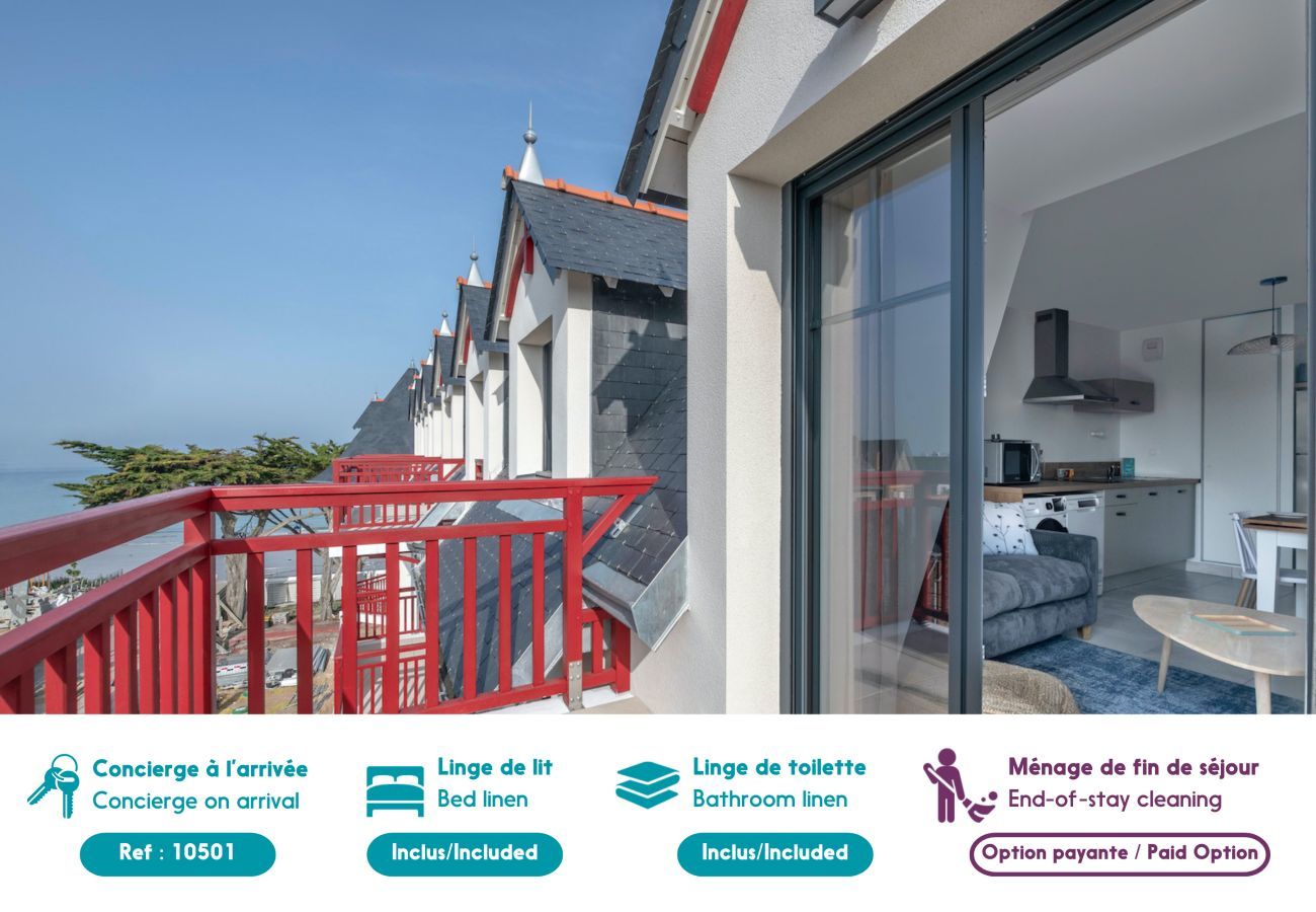 Apartment in Pléneuf-Val-André - A stay in front of the great beach of Pléneuf