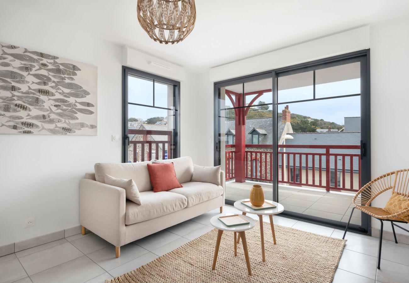 Apartment in Pléneuf-Val-André - Beautiful flat for 4, 50m from the beach