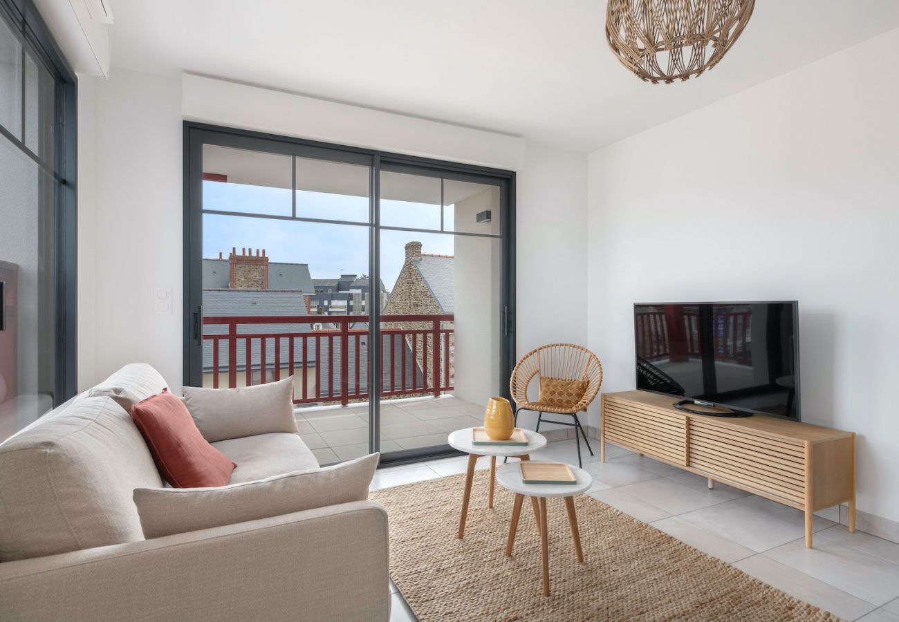 Apartment in Pléneuf-Val-André - Beautiful flat for 4, 50m from the beach