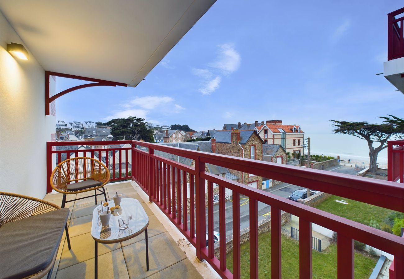 Apartment in Pléneuf-Val-André - Sea and beach view, flat for 4