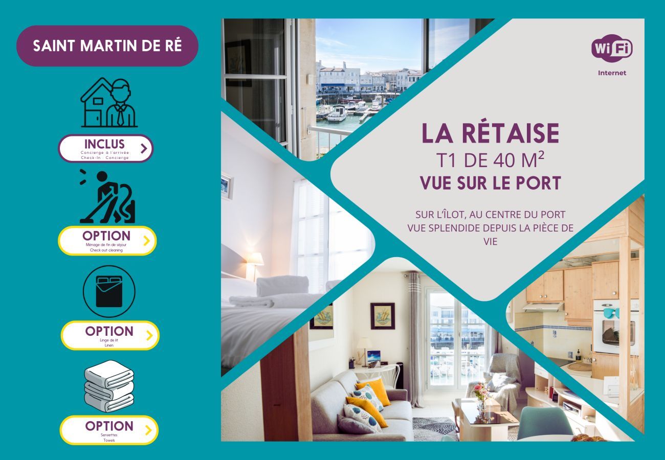 Apartment in Saint-Martin-de-Ré - Stopover for two in the heart of the Ile de Ré