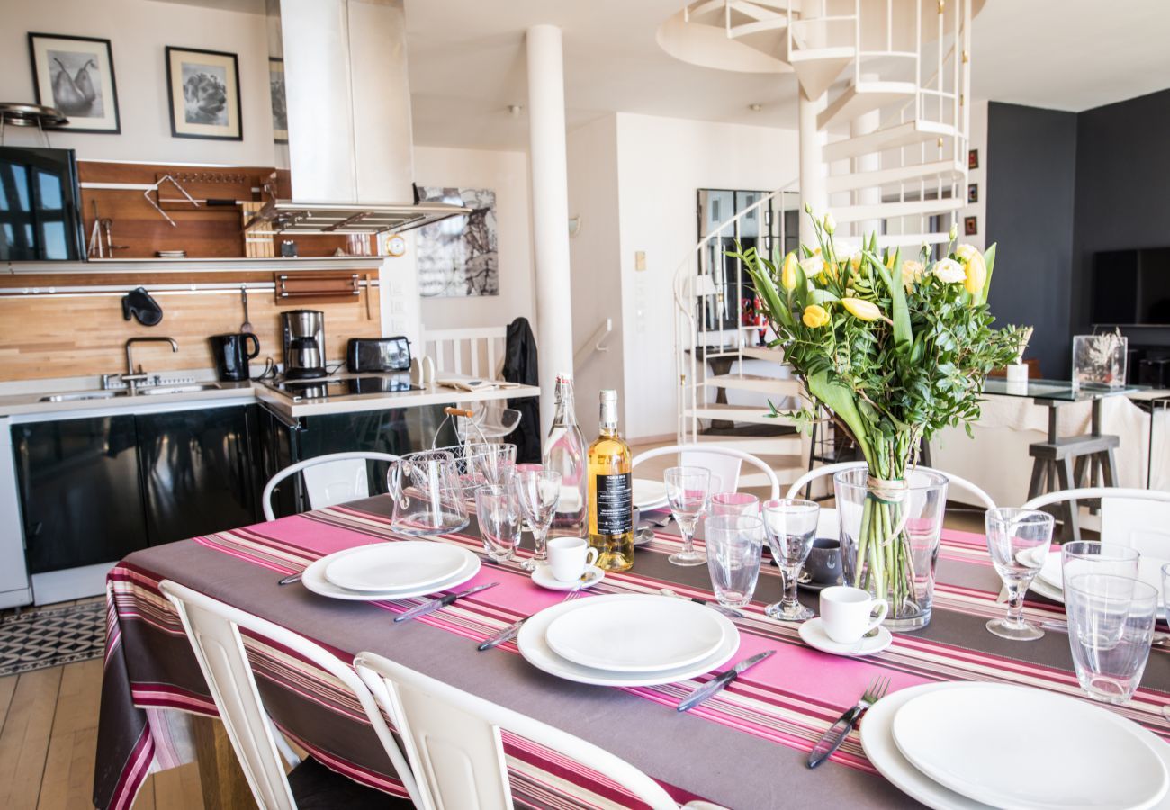 House in Saint-Martin-de-Ré - Flat 3* with terrace overlooking St Martin de Ré