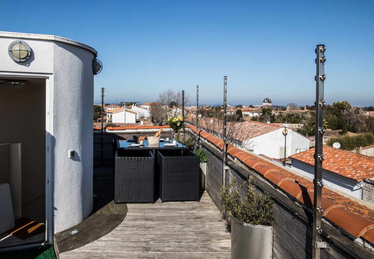 House in Saint-Martin-de-Ré - Flat 3* with terrace overlooking St Martin de Ré