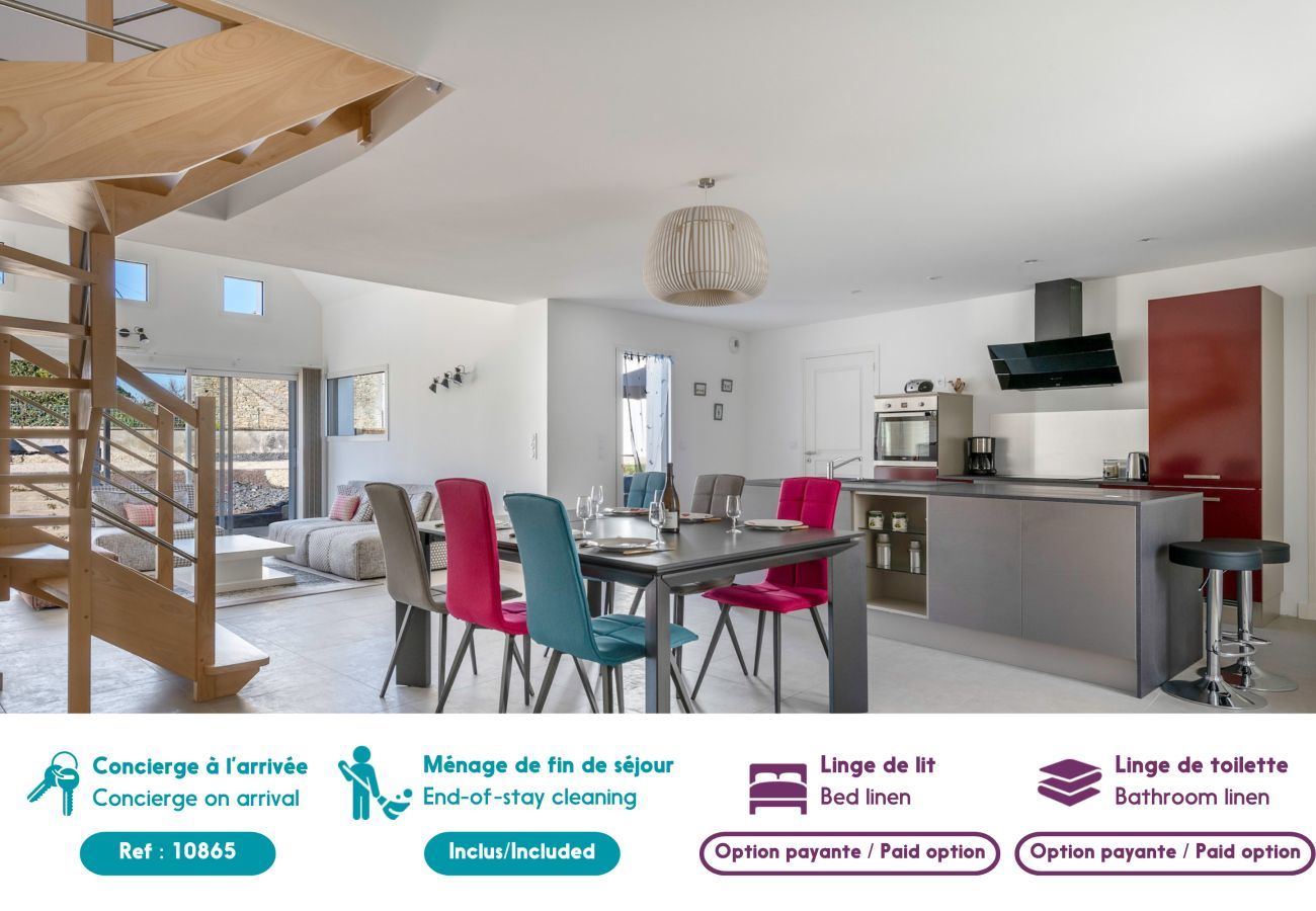 House in Saint-Armel - Large house for 8 people in St Armel