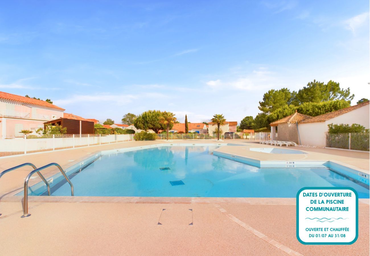 House in Saint-Hilaire-de-Riez - 800m from the beach, house for 6 with a pool