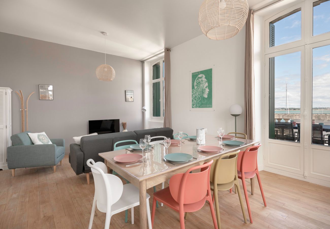 Apartment in Le Croisic - Beautiful flat with view on the port of Le Croisic