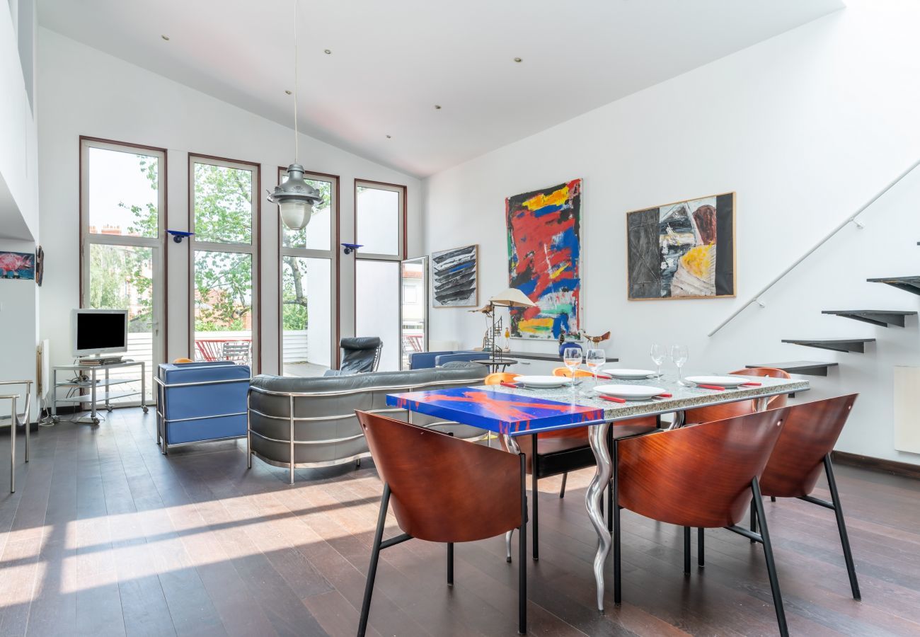 House in Nantes - Artist's loft in the heart of the Zola district (2 pers.)