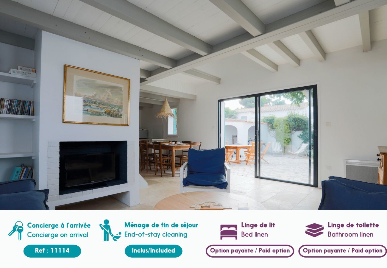 House in Saint-Clément-des-Baleines - Saint Clément - 400 m beach - Heart of the village 
