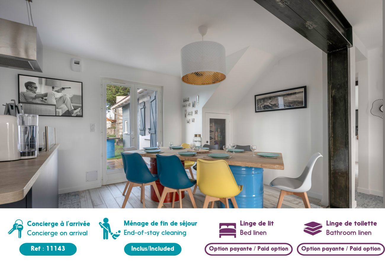 House in La Baule-Escoublac - Nice house for 11 - Garden - Relaxation