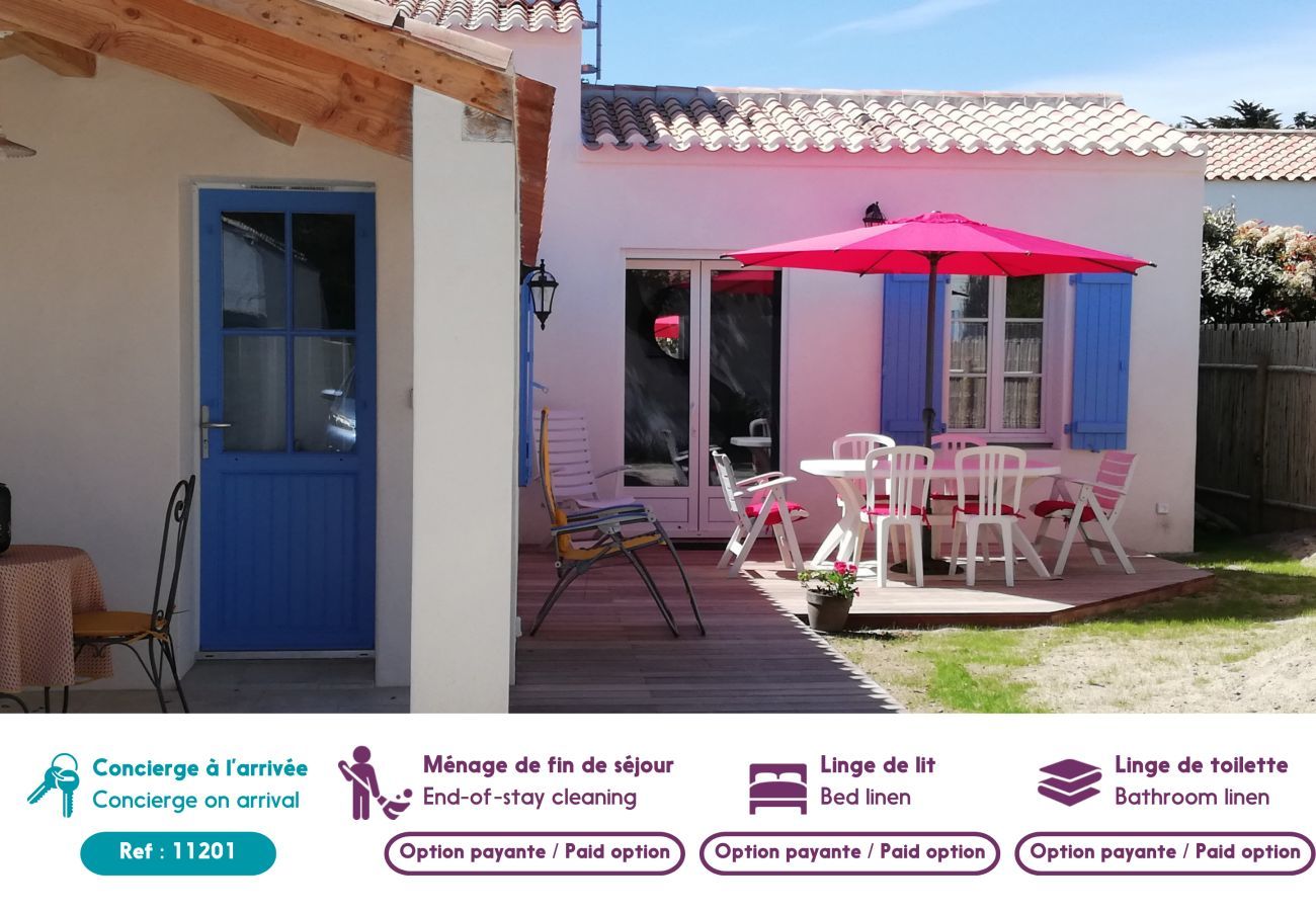 House in L'Epine - Less than 500m from the beach, 2 adults - 3 child