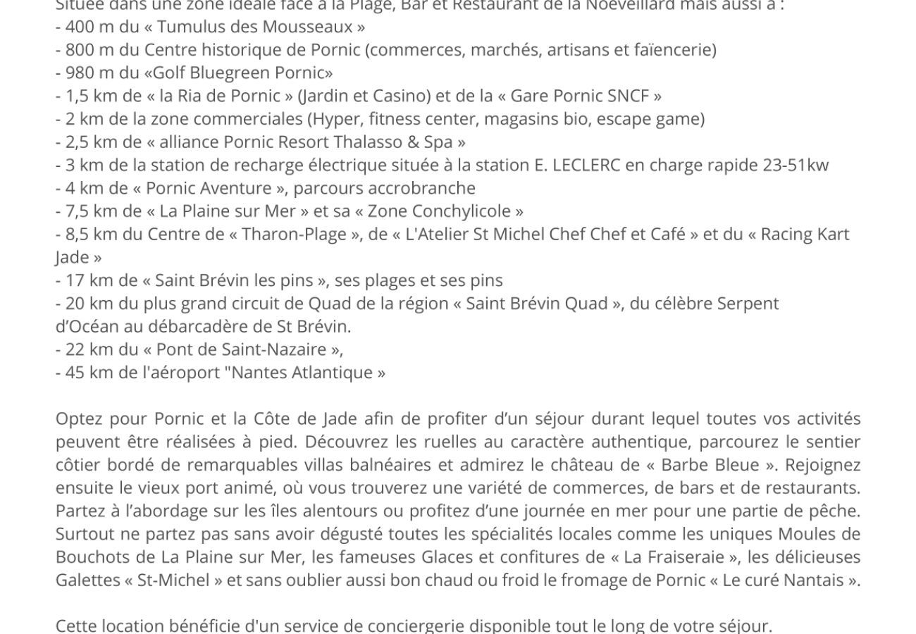 Apartment in Pornic - Apartment facing the sea for 4 people