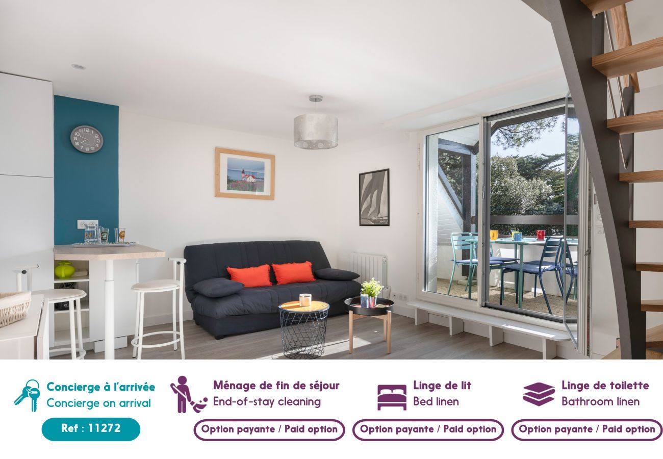 Apartment in Pornichet - Apartment with sea view and feet in the water!