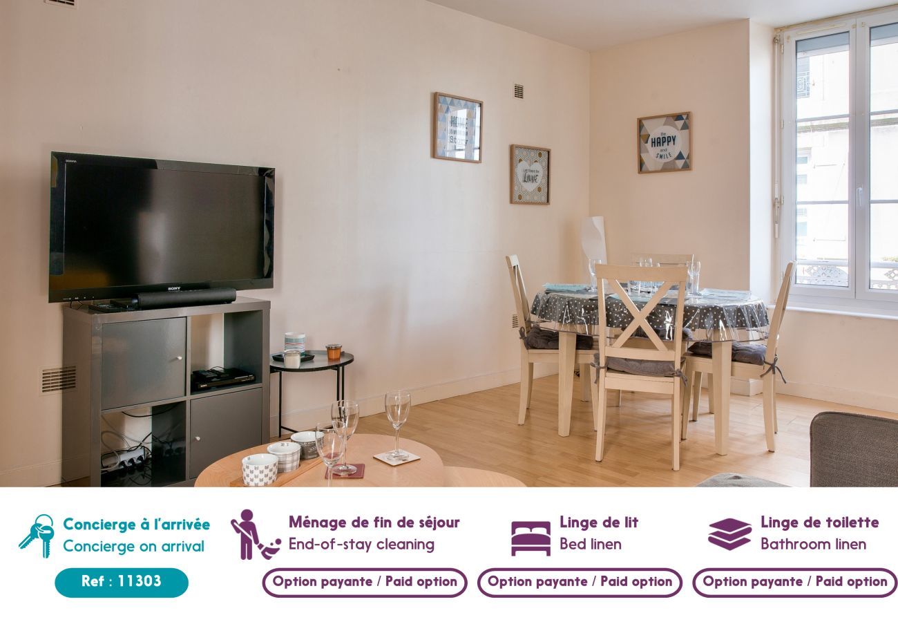 Apartment in Concarneau - 600m beach- Downtown- Flat for 4