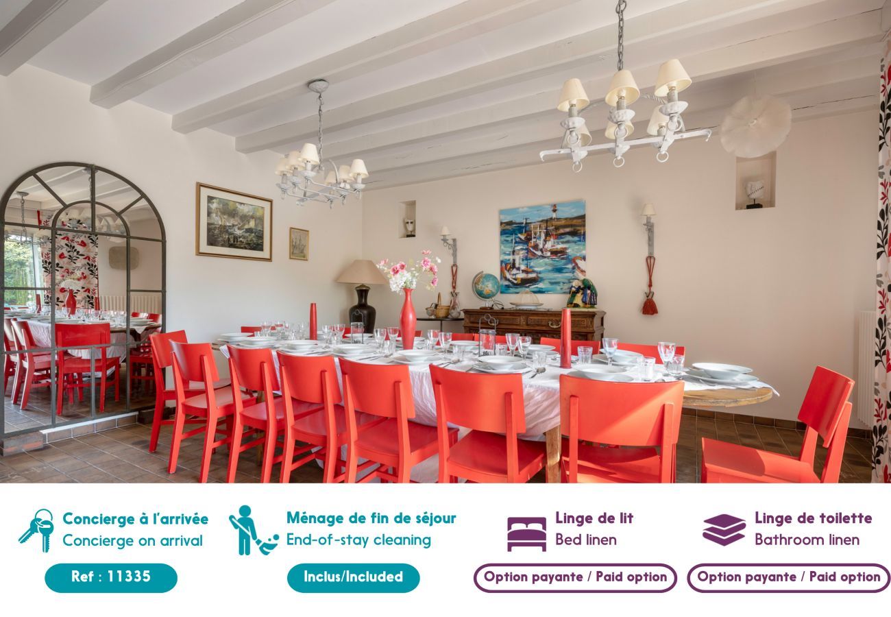 House in Saint-Brevin-les-Pins - Villa with jacuzzi - 15 pers. 350m from the beach 