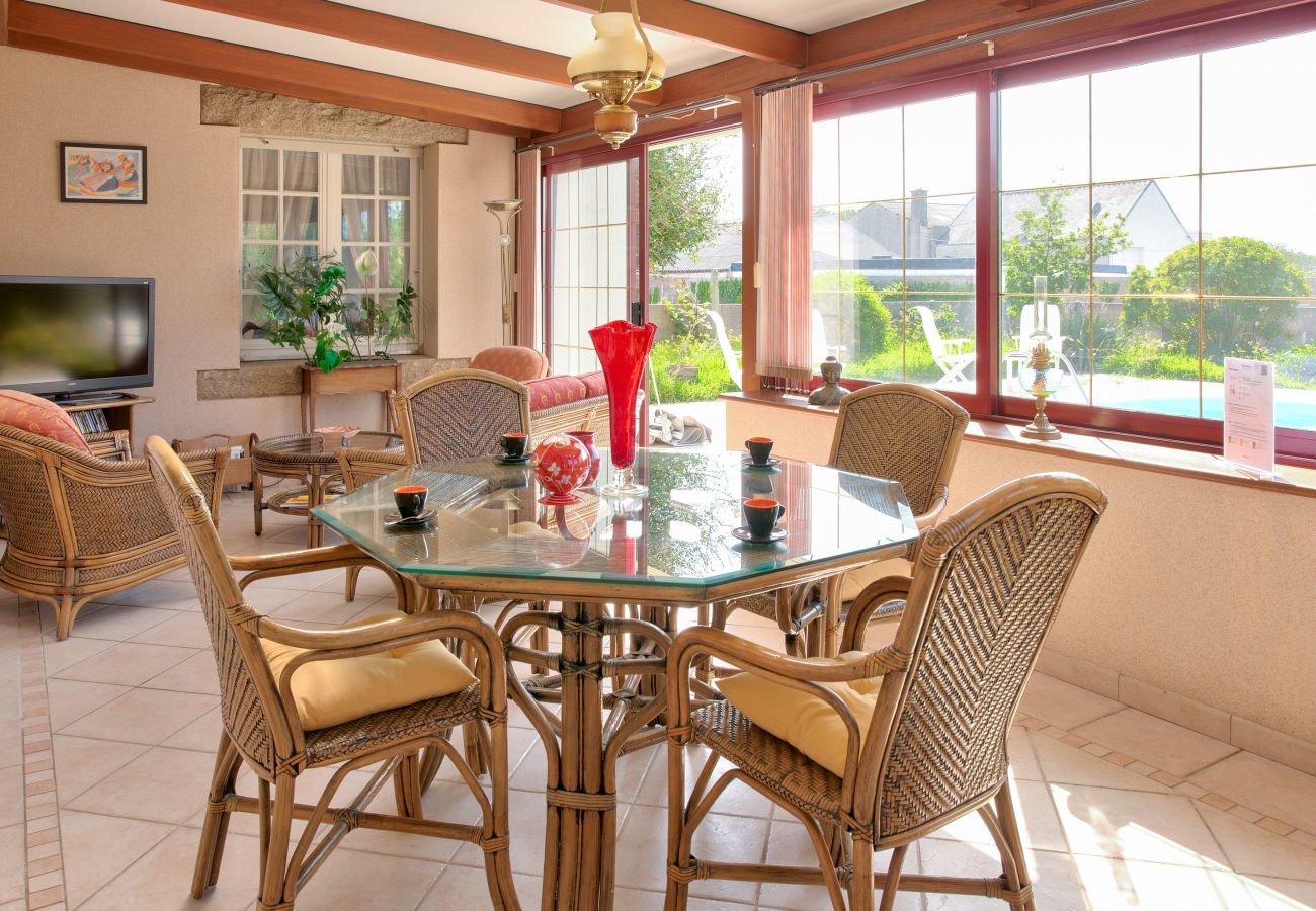 House in Plomeur - House with swimming pool for 5 persons