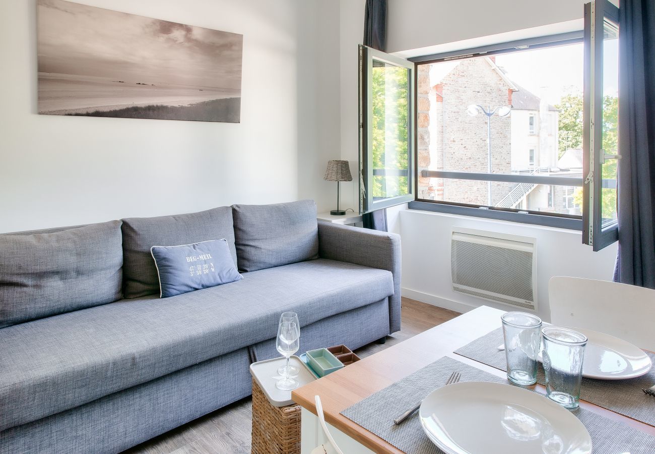 Apartment in Fouesnant - 400m from Cale de Beg Meil's beach, flat pour 2