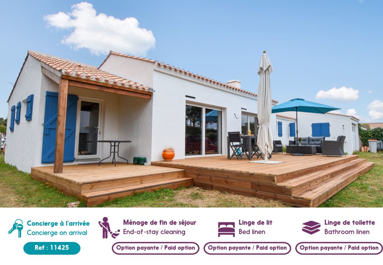 House in Noirmoutier-en-l´Ile - House for 7 - 400 m from La Clère beach