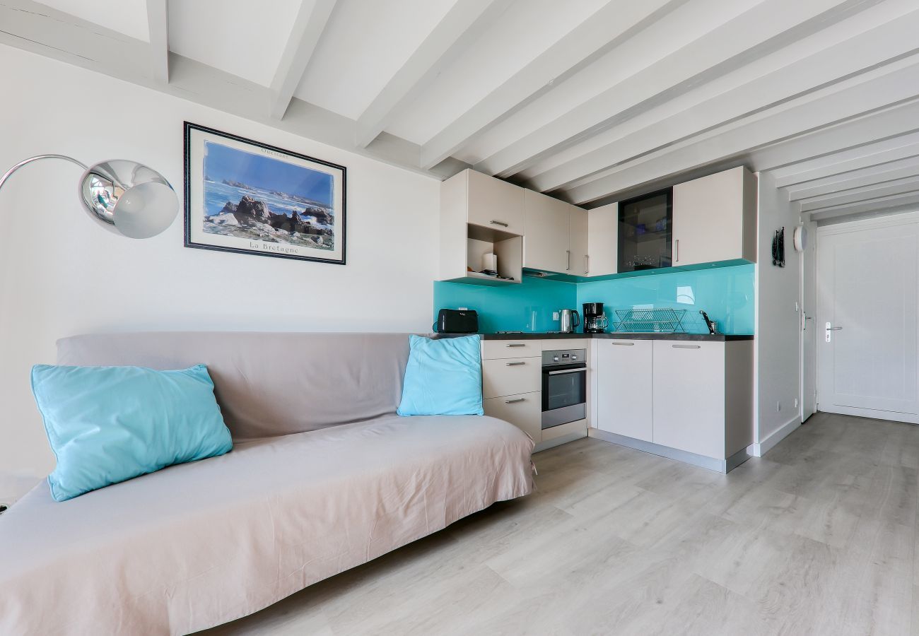 Apartment in Carnac - A peaceful stay with sea views in Carnac for 3