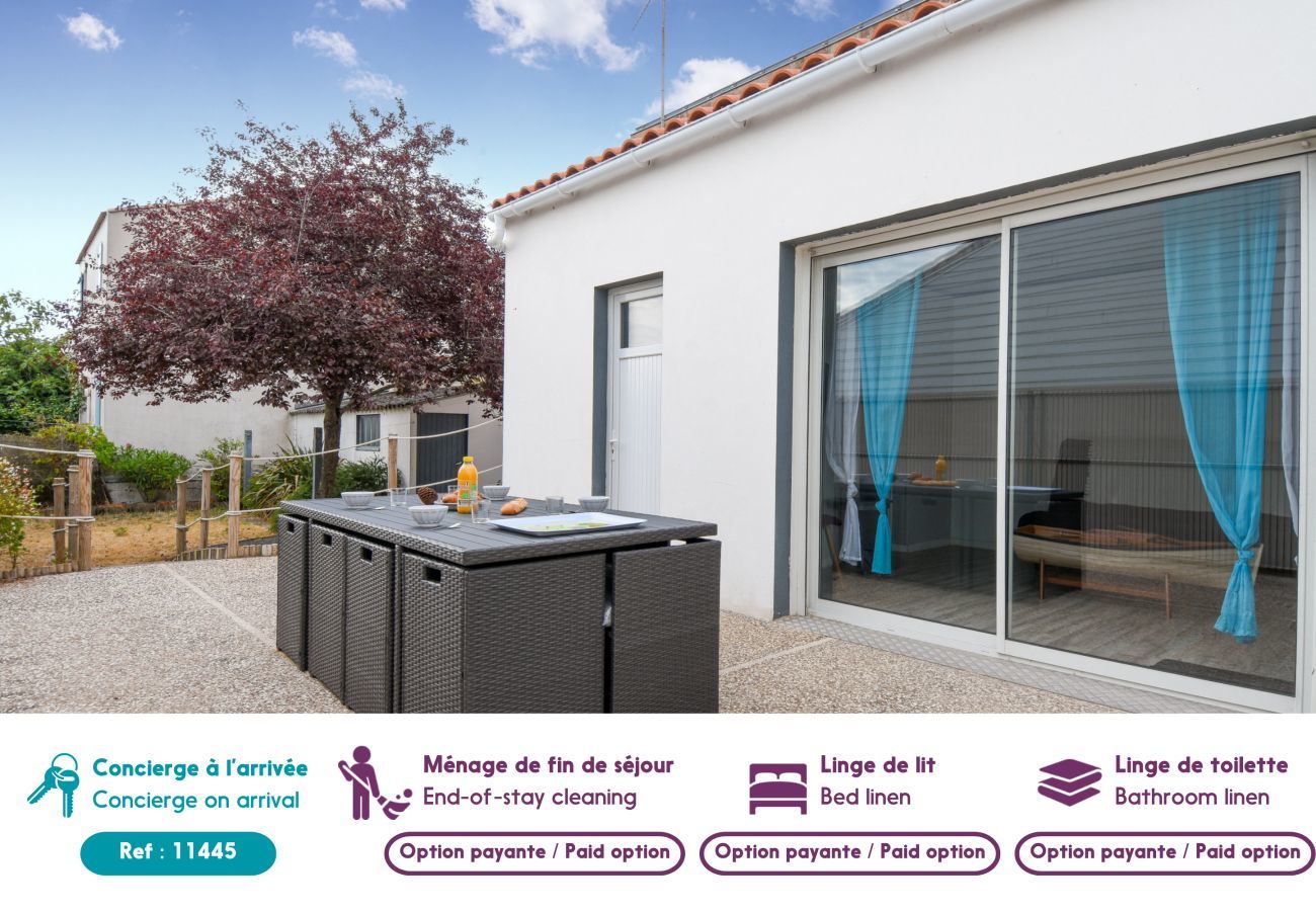 House in La Barre-de-Monts - House for 7 100m from the beach - Garden