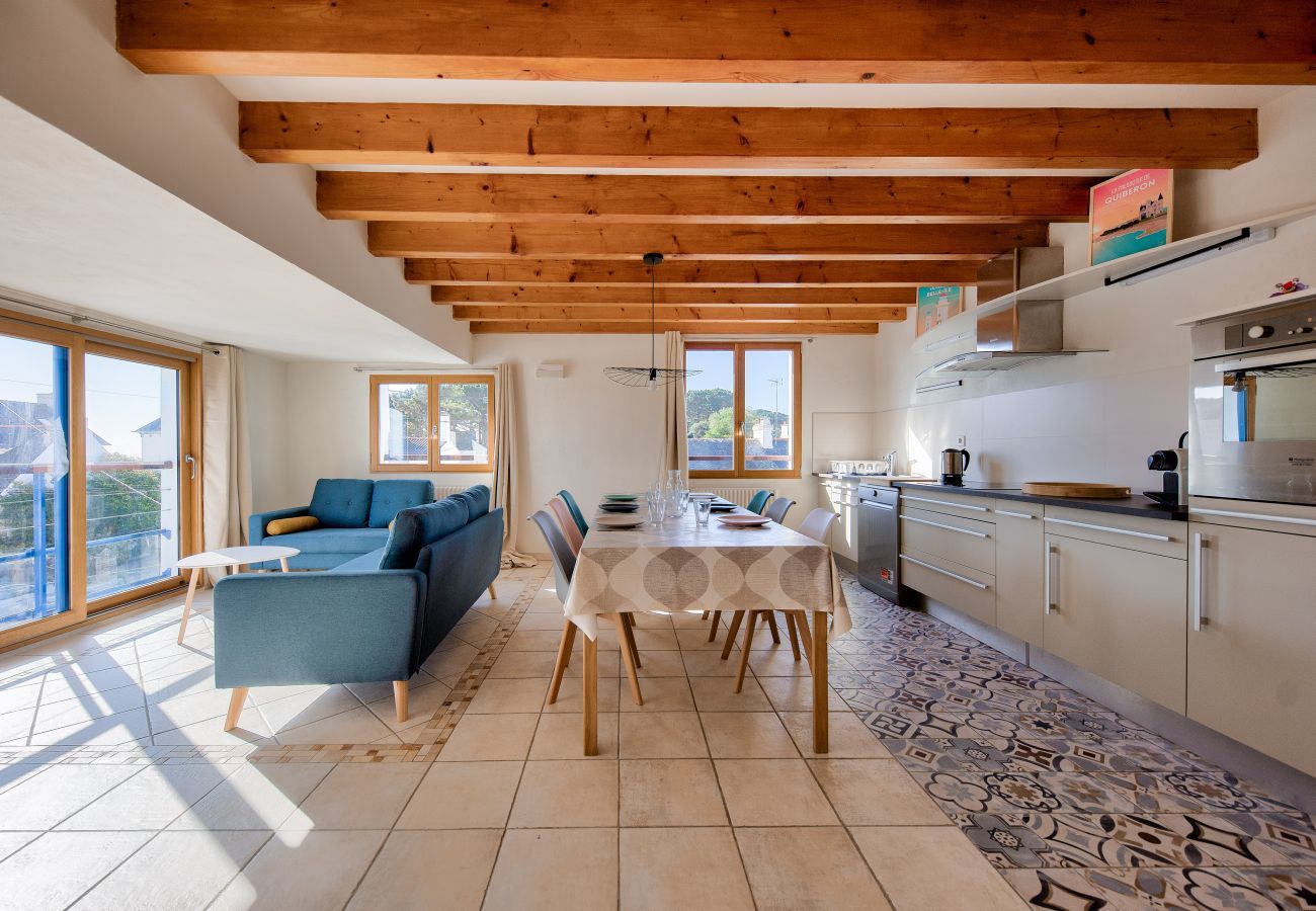 House in Saint-Pierre-Quiberon - Sea view - House for 7 with balcony