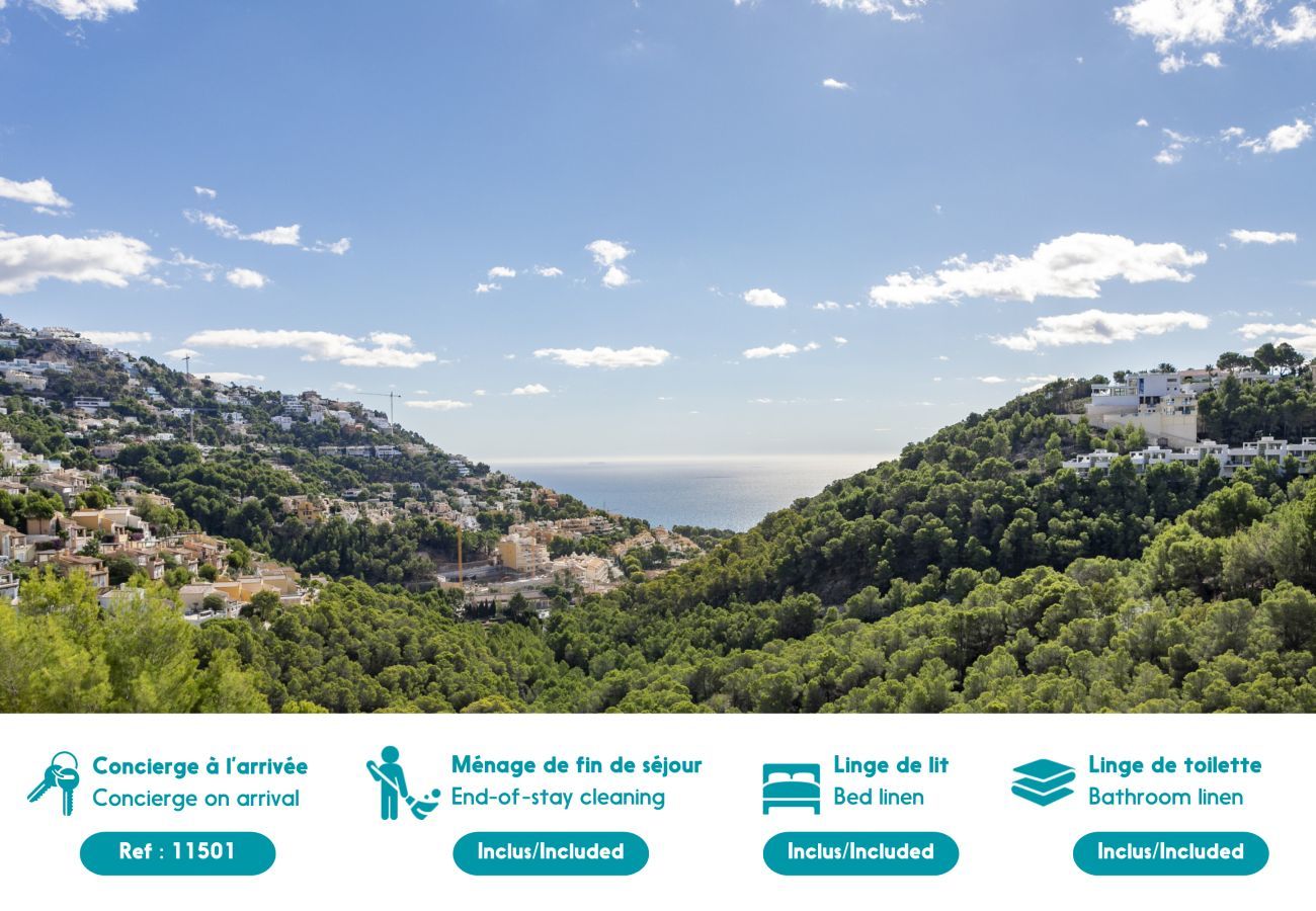 Apartment in Altea - Sea view in Altea - Pool - Apartment for 4