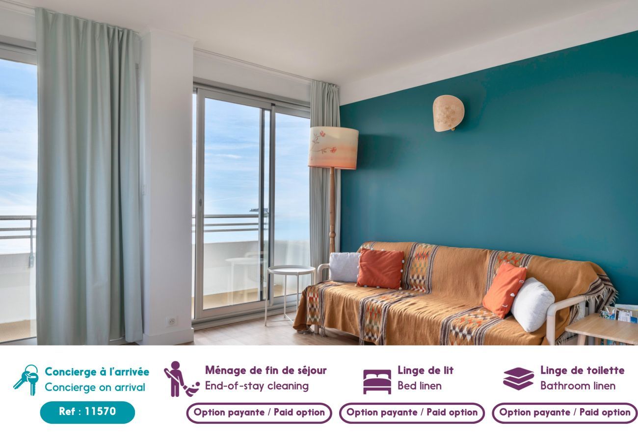 Apartment in La Baule-Escoublac - Superb balcony - View of the Bay of La Baule 