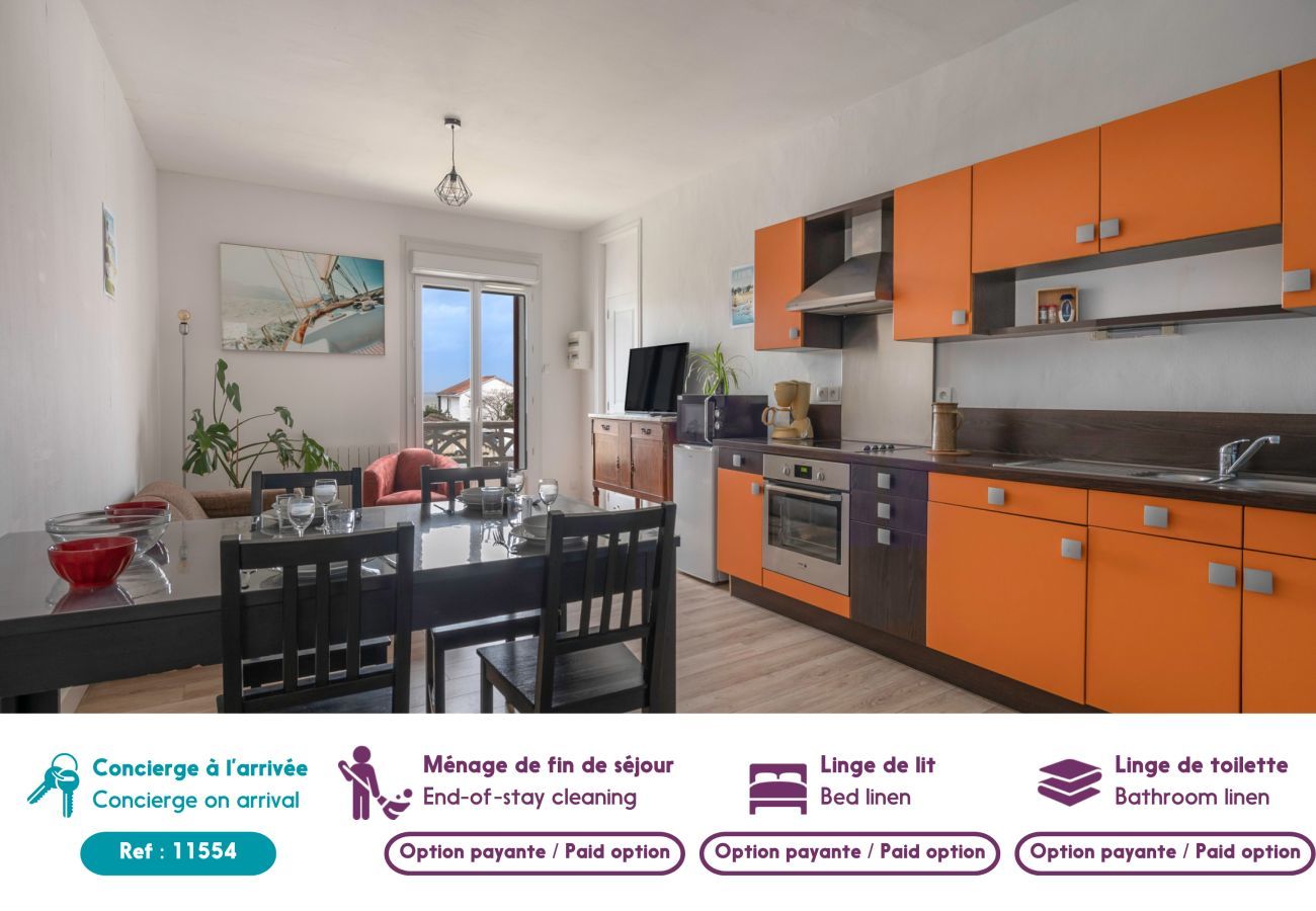 Apartment in La Plaine-sur-Mer - Sea View for 4 in La Plaine sur Mer