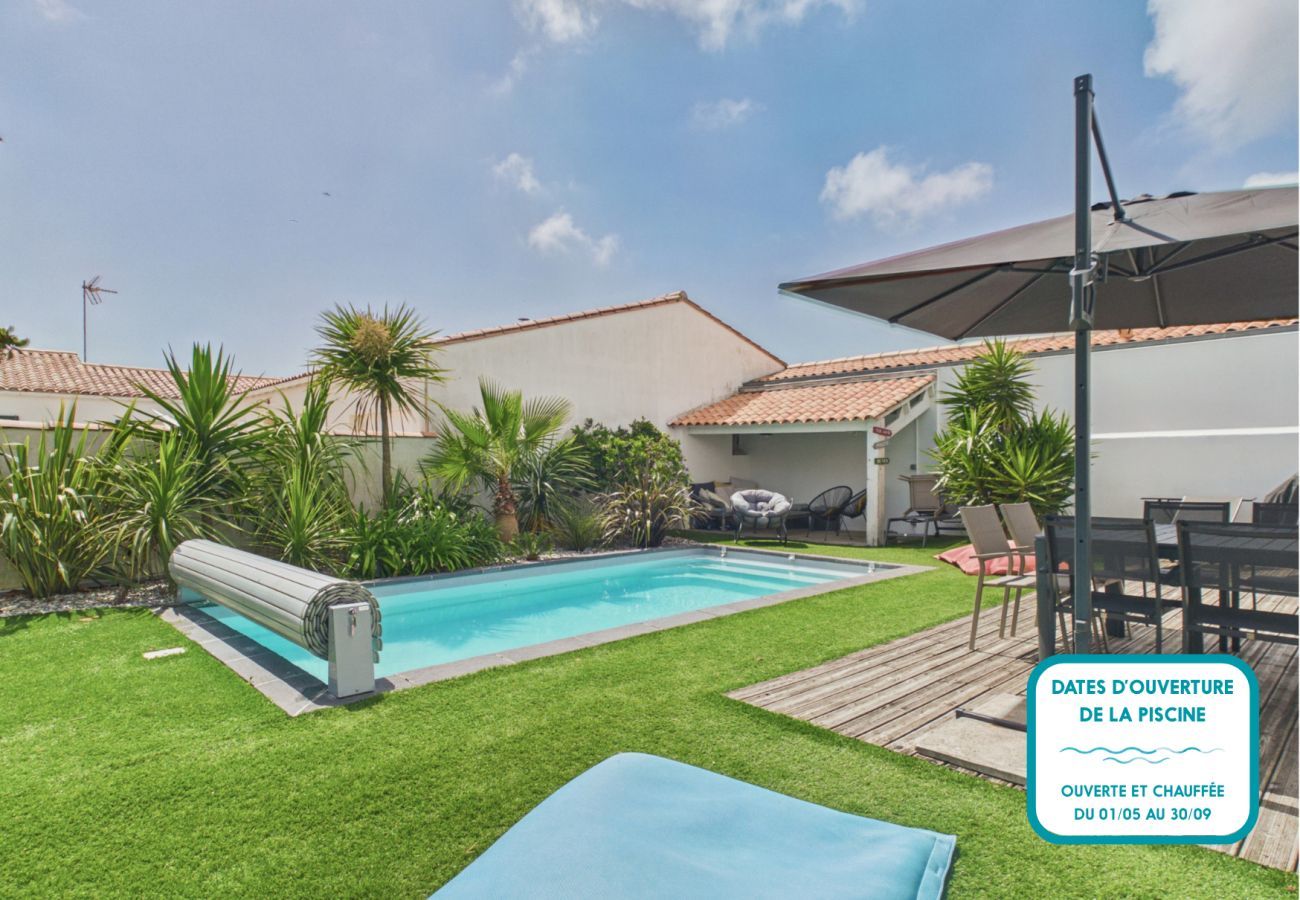 House in Saint-Martin-de-Ré - House with pool for 4 adults and 2 children