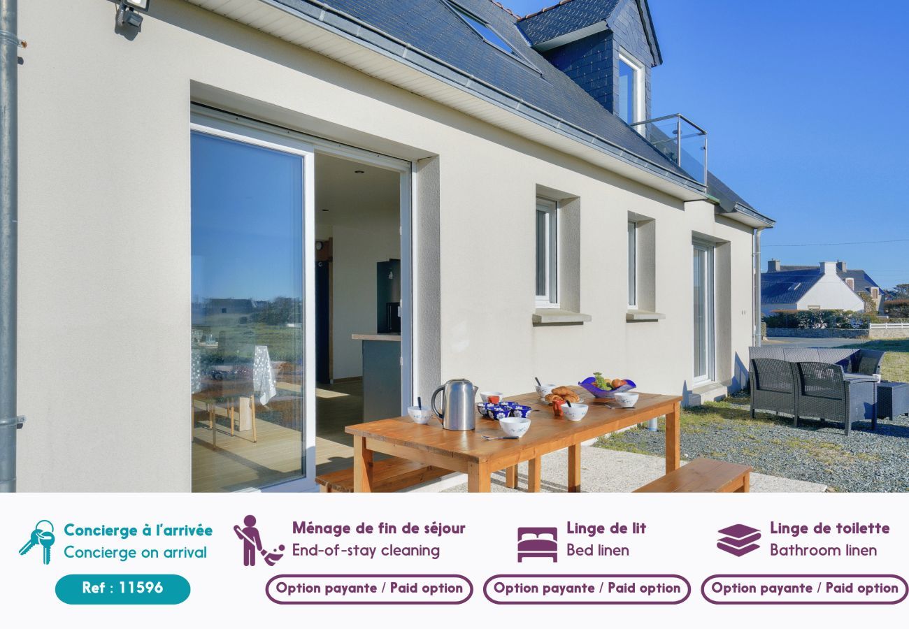 House in Penmarch - Breton stay for 7 with view of Eckmühl lighthouse