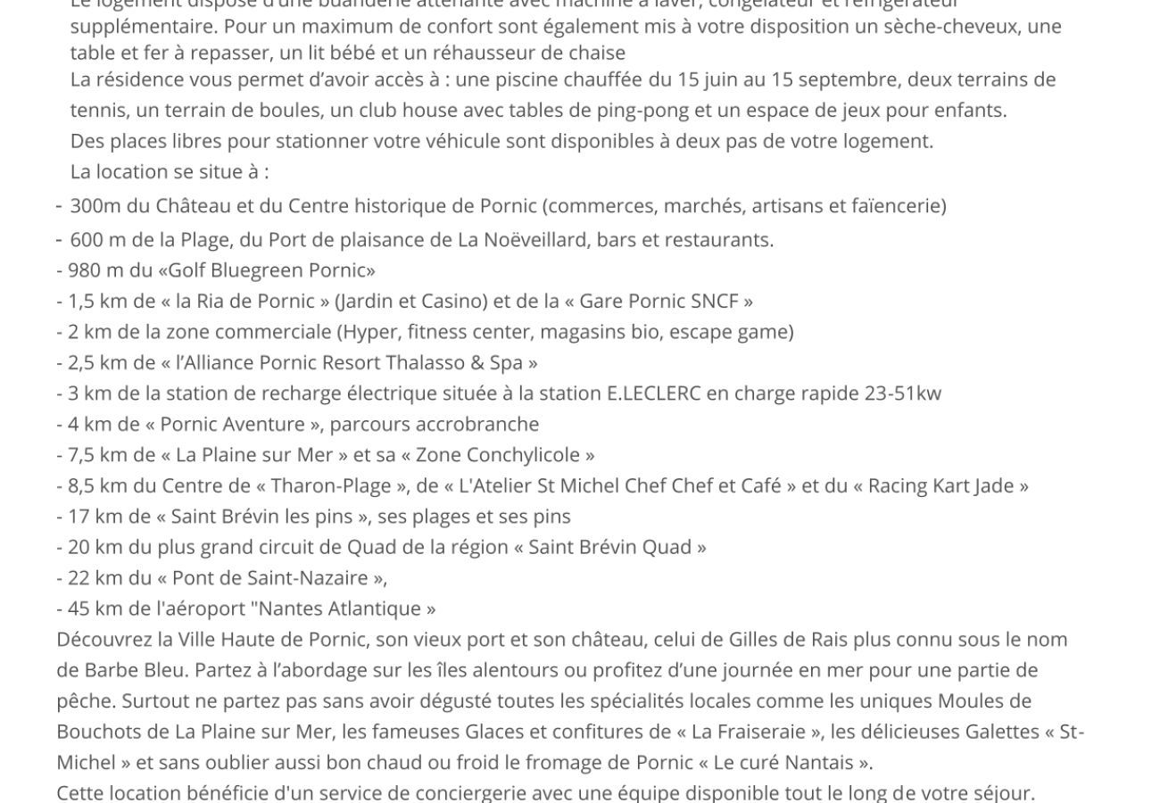 House in Pornic - House in quiet residence + swimming pool in Pornic