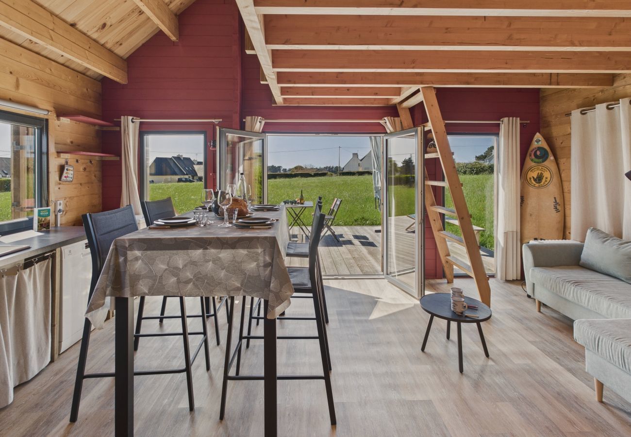 Chalet in Penmarch - 650m Ster beach, chalet - terrace for 4