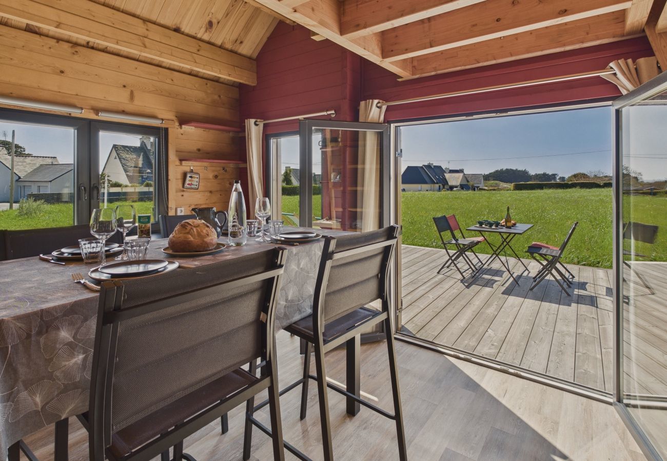 Chalet in Penmarch - 650m Ster beach, chalet - terrace for 4