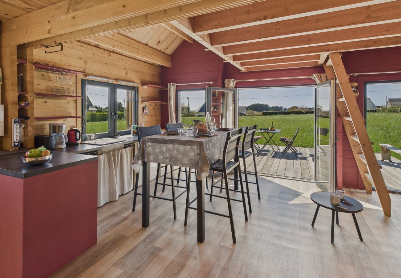 Chalet in Penmarch - 650m Ster beach, chalet - terrace for 4
