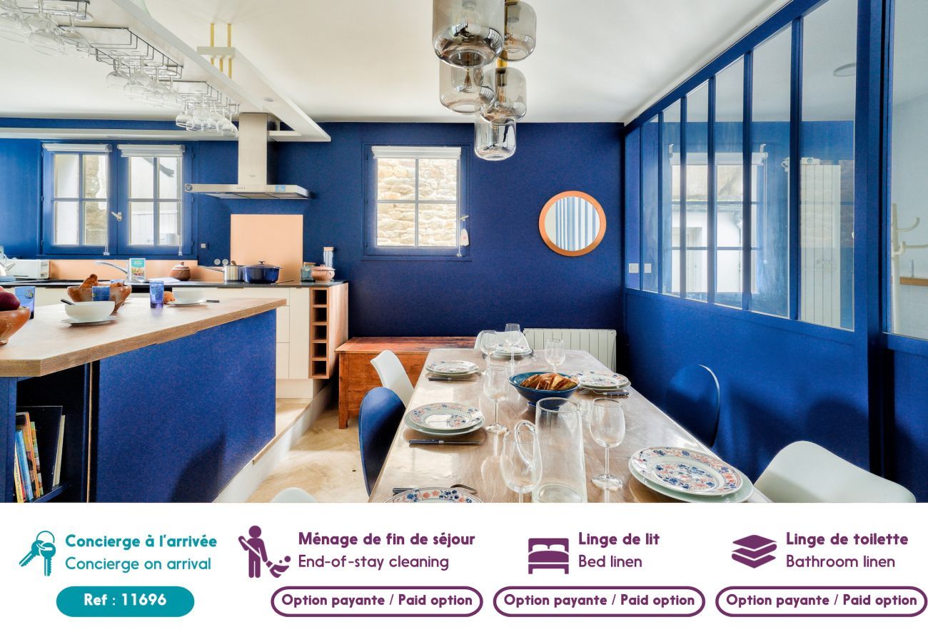 House in Ile Tudy - 30 m from the sea - Beautiful house for 7 on Île Tudy
