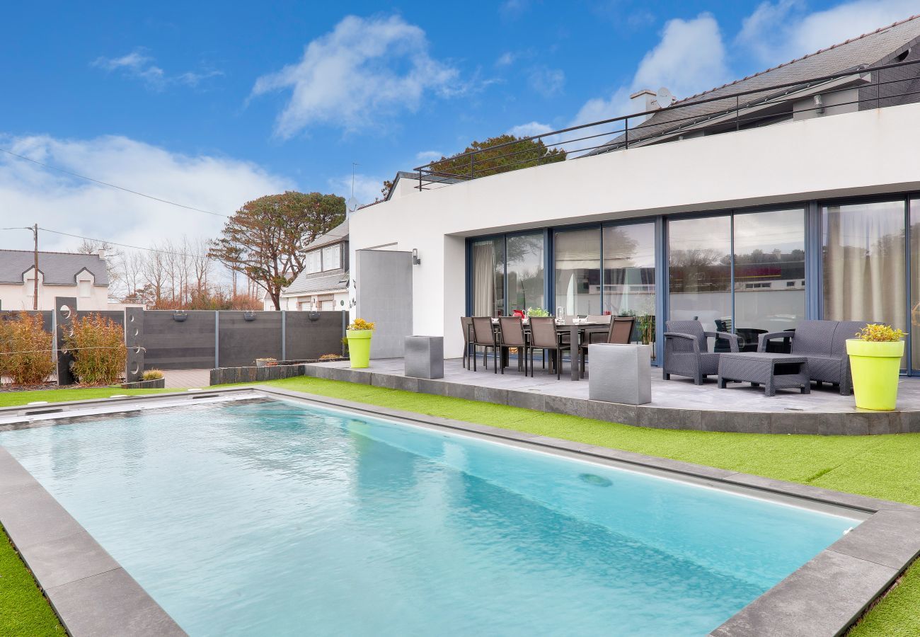 House in Saint-Pierre-Quiberon - House for 8 -Pool - 550 m from the beach