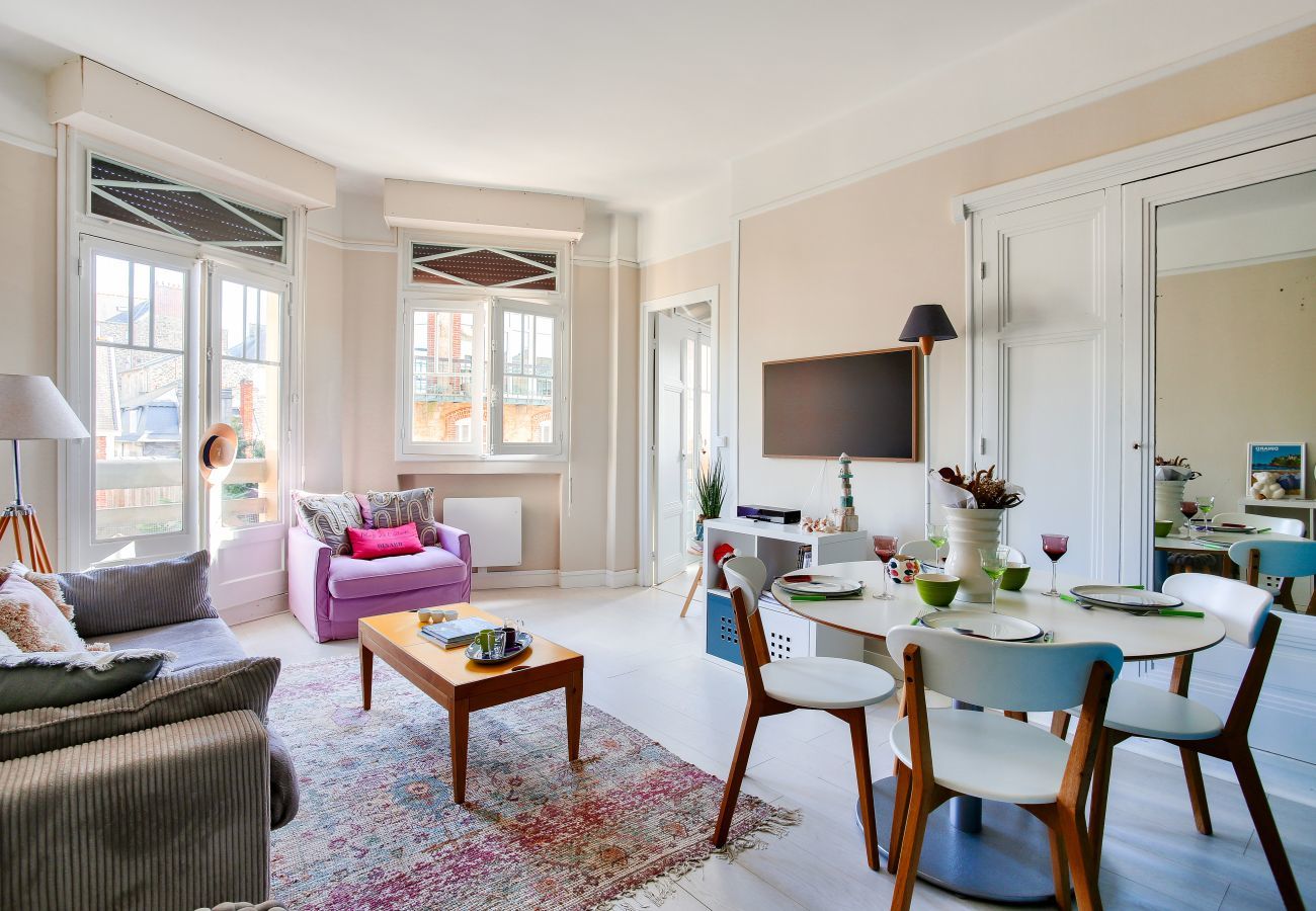 Apartment in Dinard - 200m L'Écluse beach - Dinard- Flat for 2