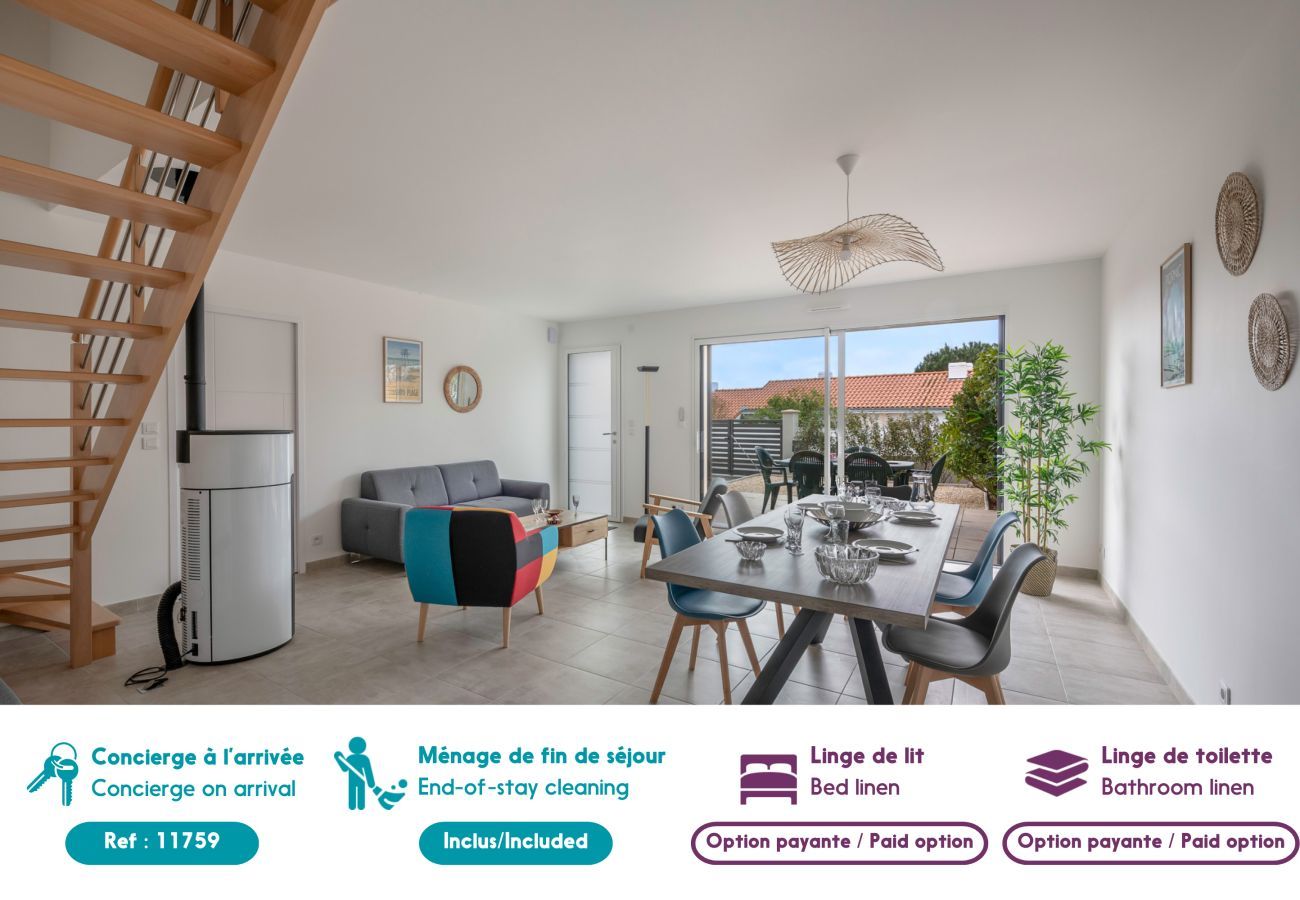 House in Pornic - Recent house in Pornic, 500m from the beach for 5