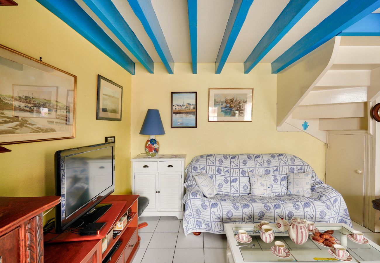 House in Ile Tudy - 250m from the beach, house for 6, Île Tudy