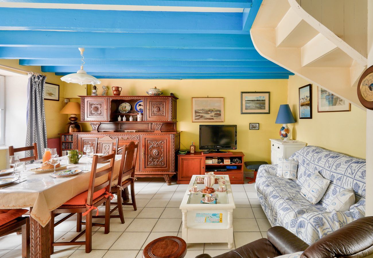 House in Ile Tudy - 250m from the beach, house for 6, Île Tudy