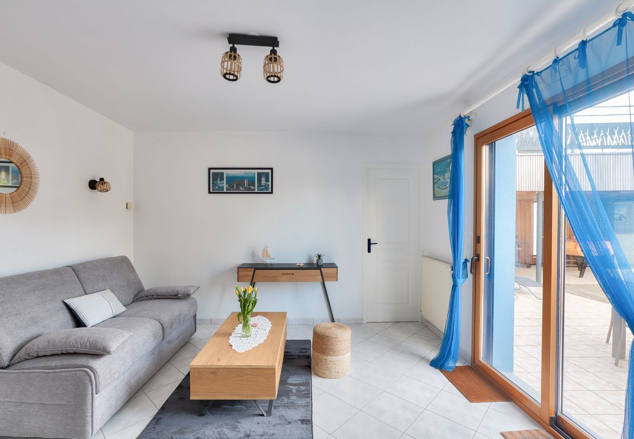House in Erquy - La Maison Bleue - Erquy - Covered Pool