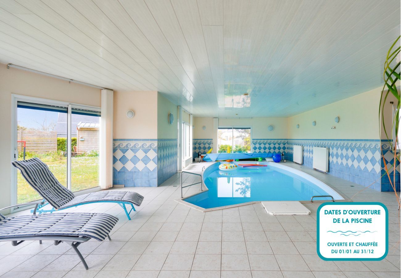 House in Loctudy - Indoor swimming pool - sauna for 9 at Loctudy