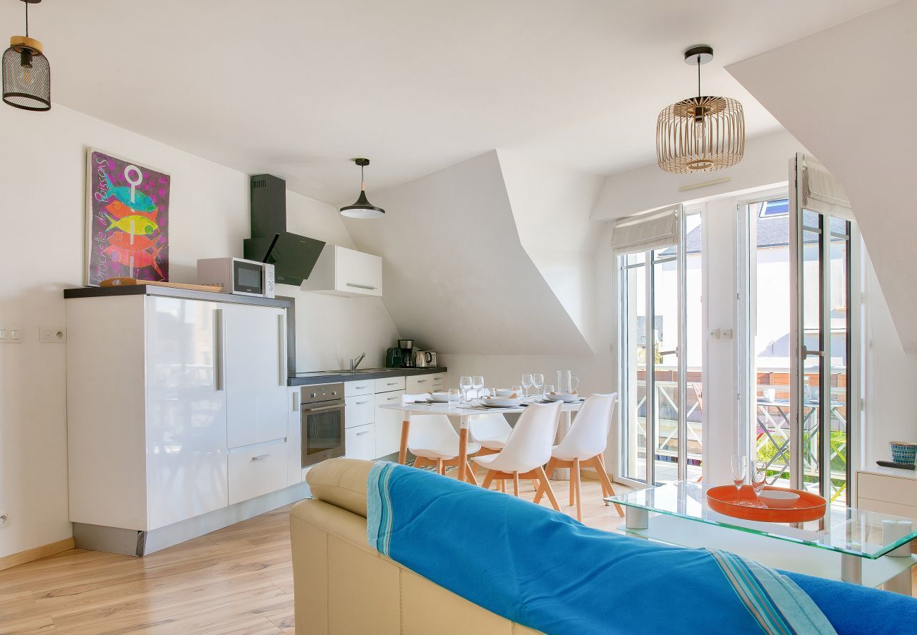 Apartment in Fouesnant - Escape to Fouesnant in a flat with balcony