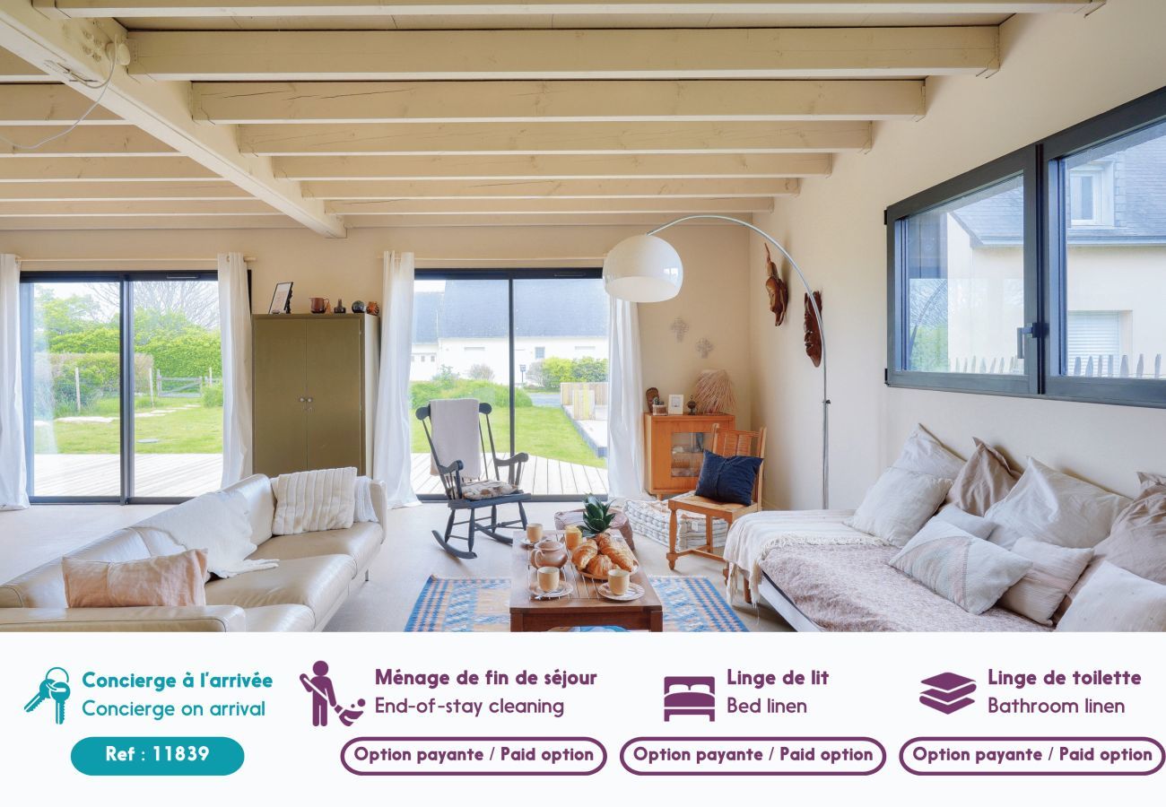 House in Penmarch - 1 km from Pors Carn beach, house for 6 people
