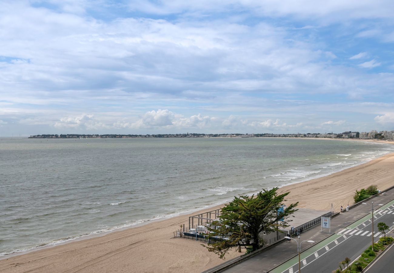 Apartment in La Baule-Escoublac - Flat for 6 with sea view 40m from the beach 