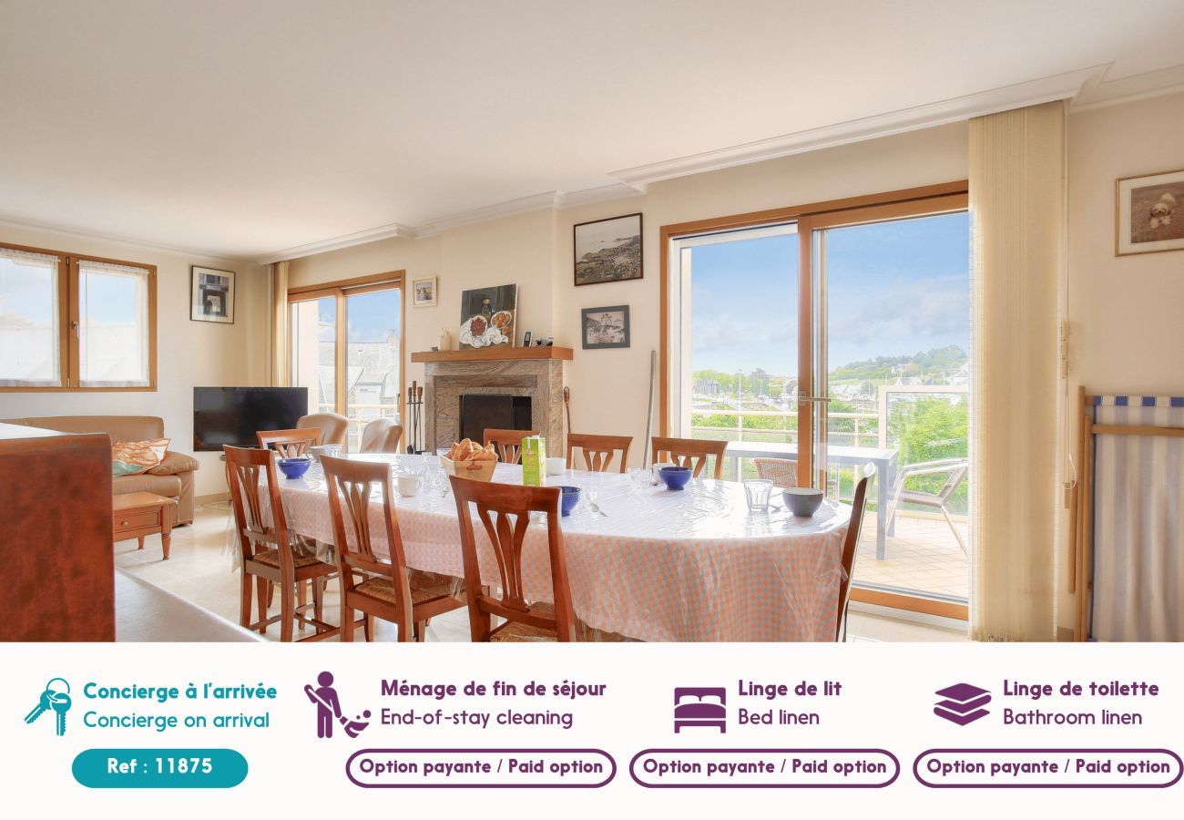 House in Pléneuf-Val-André - House with port view – sleeps 4 adults and 4 children