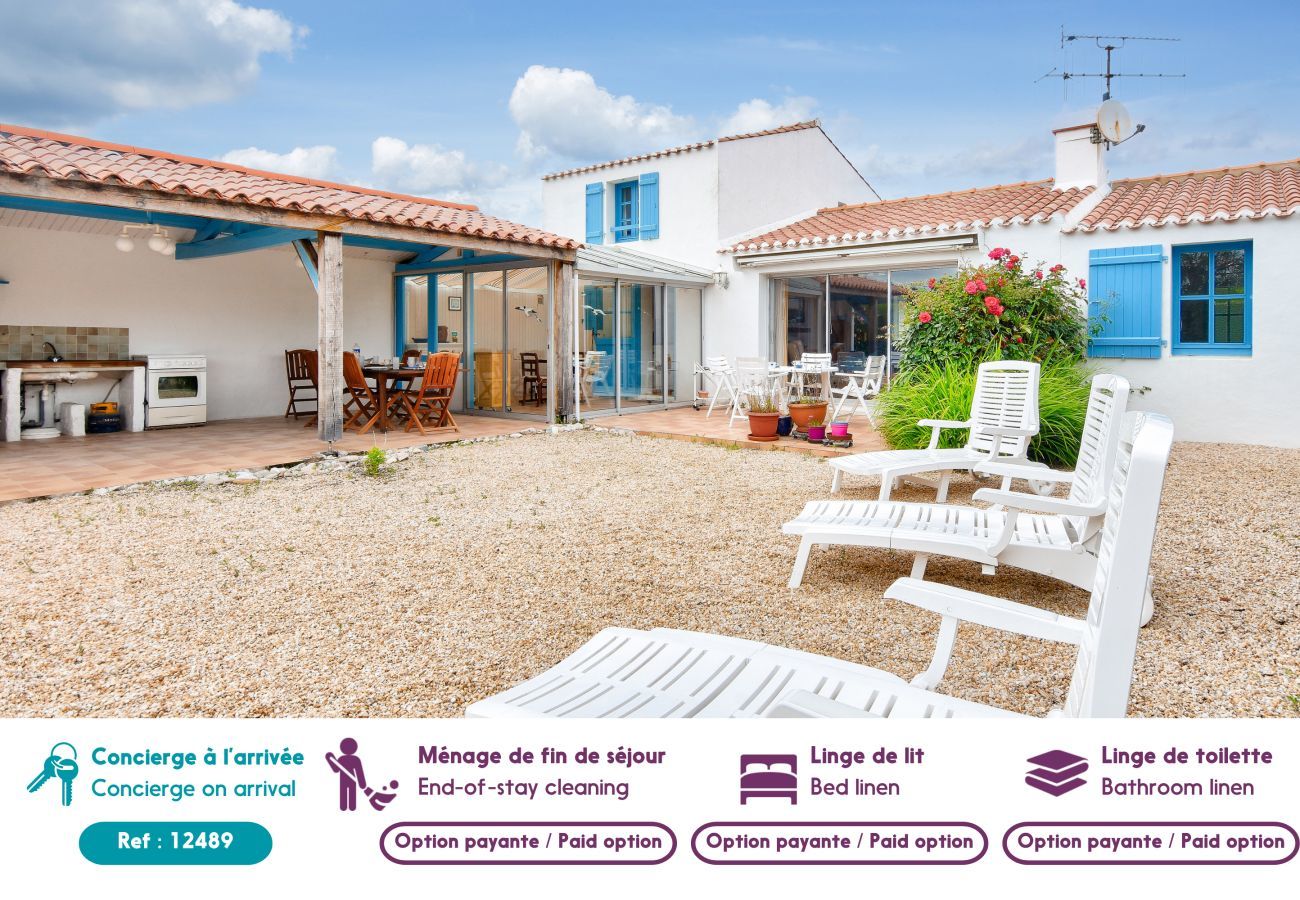 House in Noirmoutier-en-l´Ile - House with terrace - 900m plage des Sableaux