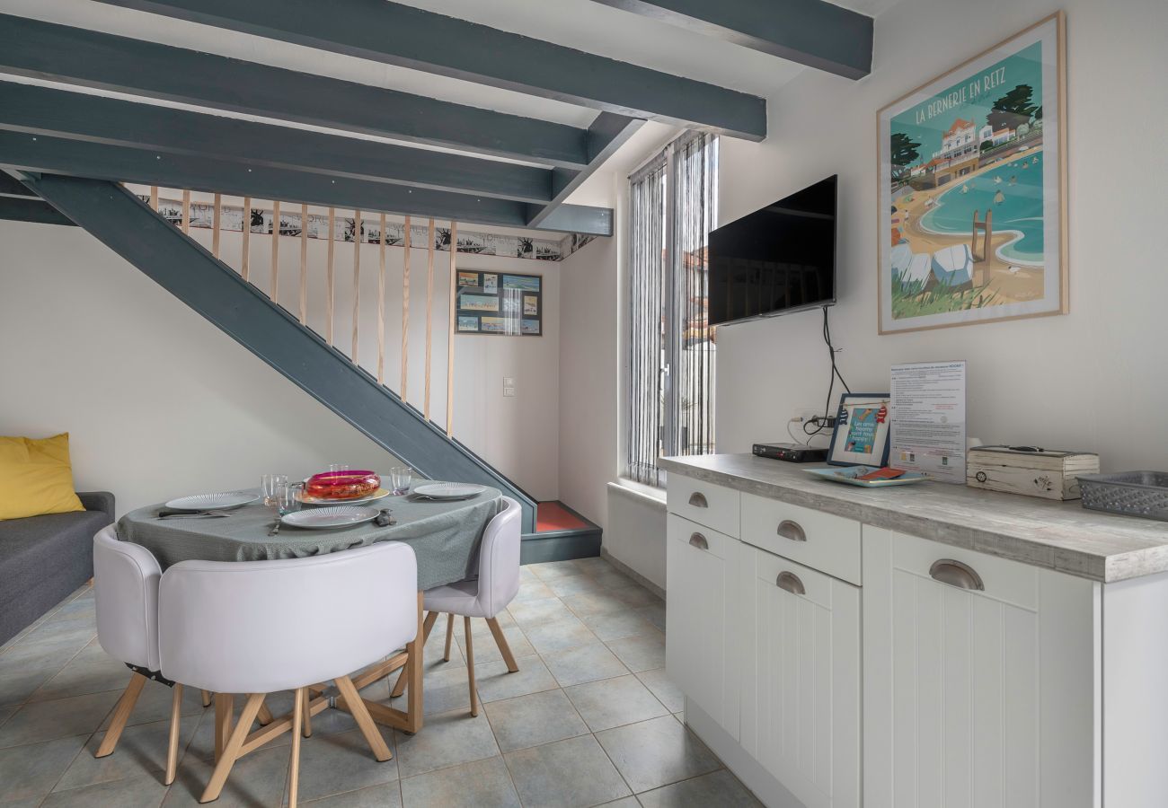 Terraced House in La Bernerie-en-Retz - Beach 200m away, house for 4