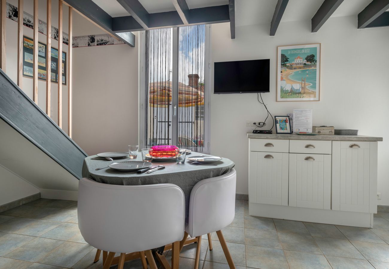 Terraced House in La Bernerie-en-Retz - Beach 200m away, house for 4