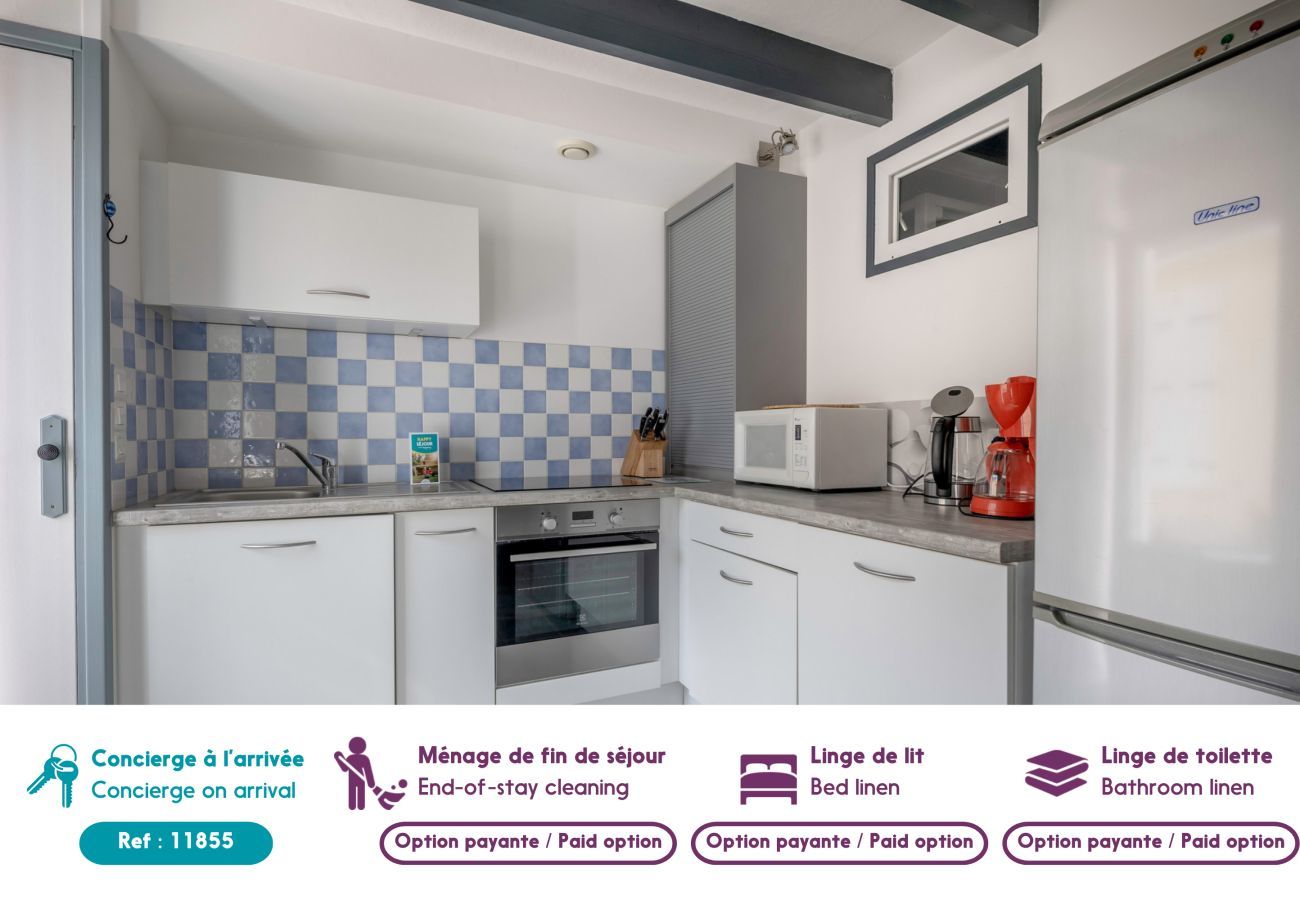 Terraced House in La Bernerie-en-Retz - Beach 200m away, house for 4