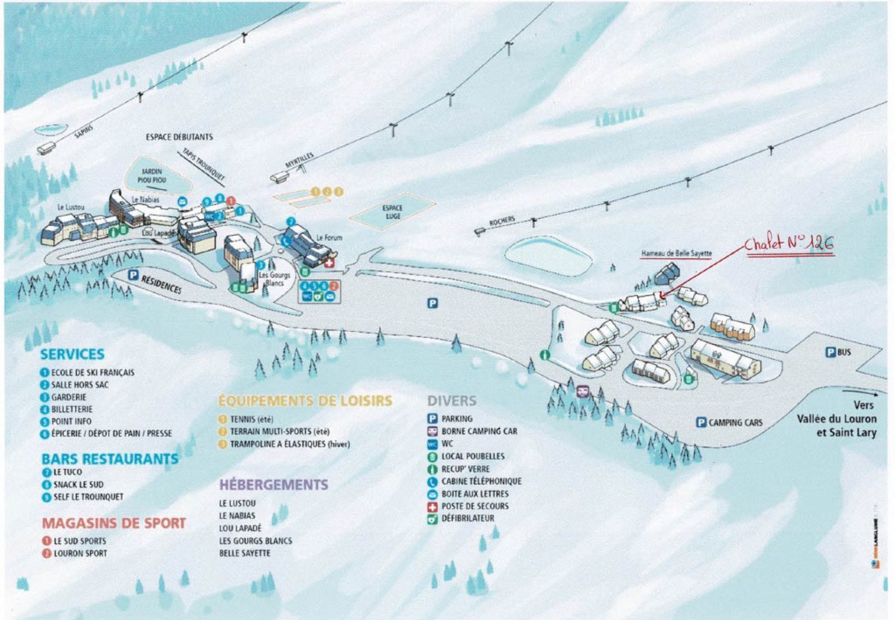 Chalet in Adervielle-Pouchergues - Chalet for 6 with terrace - 400m from the slopes